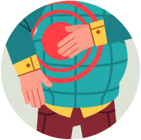 Важкість у правому підребер’ї